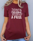 Thankful Blessed and Kind of a Mess