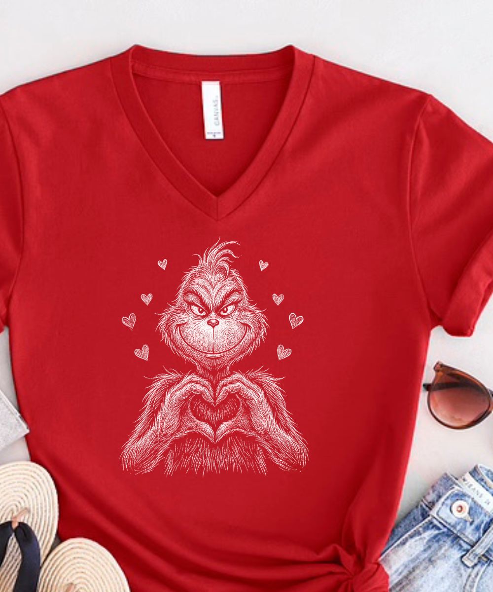 Grinch Valentine Heart