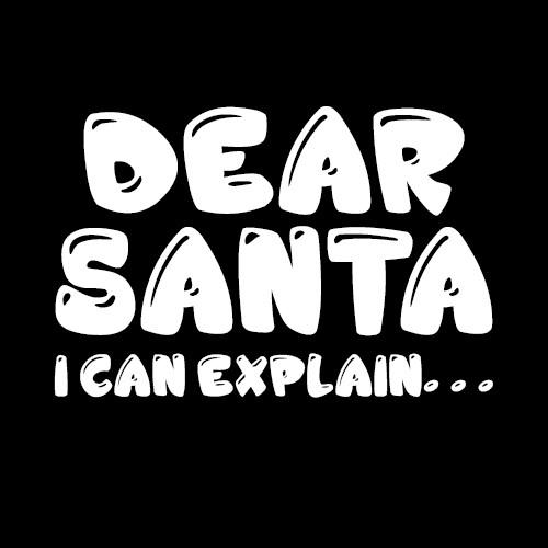 Dear Santa I Can Explain . . .