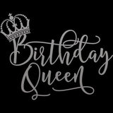 Birthday Queen (Silver Foil) Sweatshirt or Hoodie