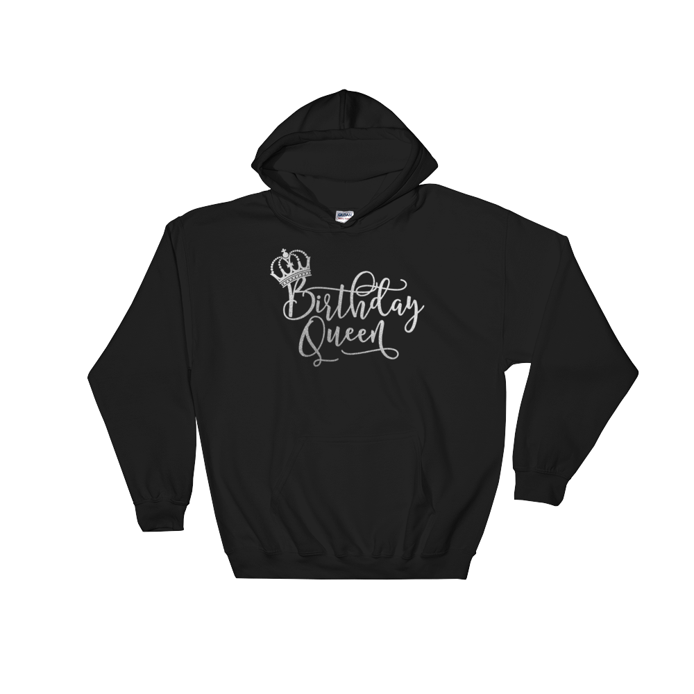 Birthday Queen (Silver Foil) Sweatshirt or Hoodie