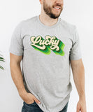 Retro Distressed Lucky