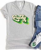 Retro Distressed Lucky