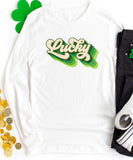 Retro Distressed Lucky