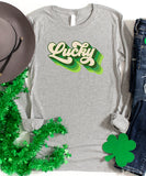 Retro Distressed Lucky