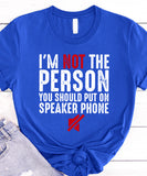 Not Speaker Phone Friendly