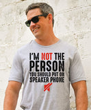 Not Speaker Phone Friendly