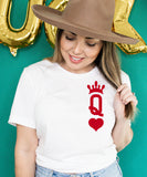 Queen Of Hearts (Front & Back Print)