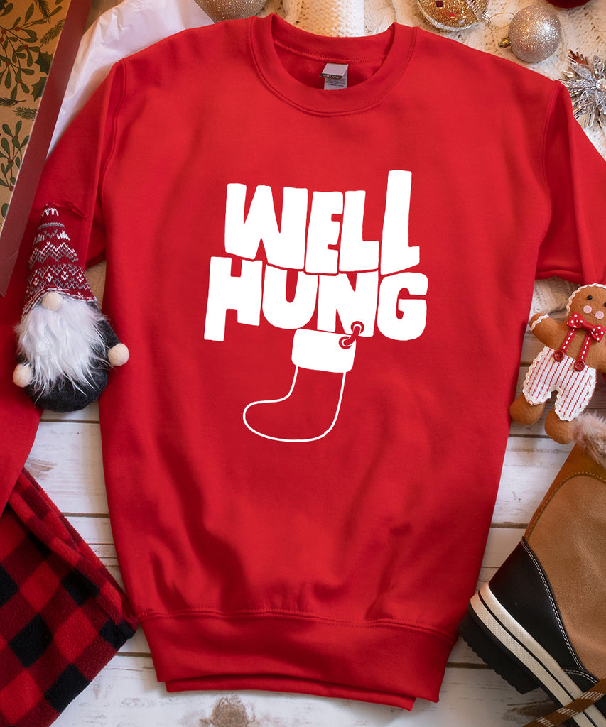 Well Hung Christmas Sweatshirt